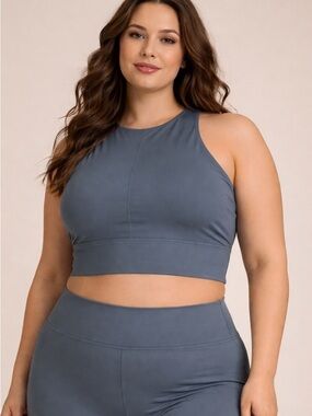 18. Old navy • NWT long line sports bra / crop top high neck